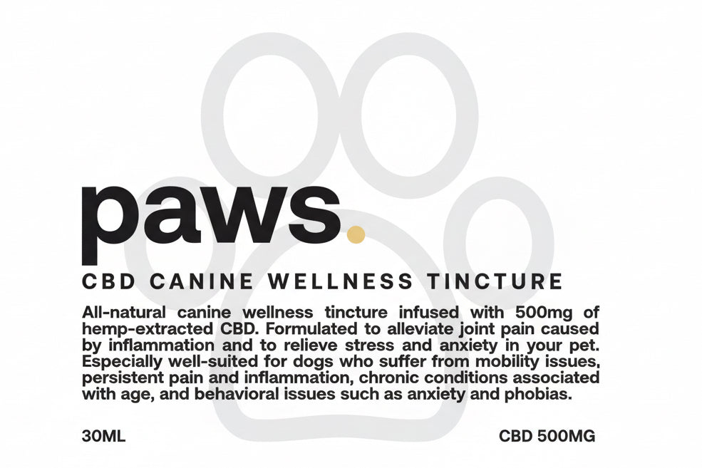 Paws CBD Wellness Tincture 500mg